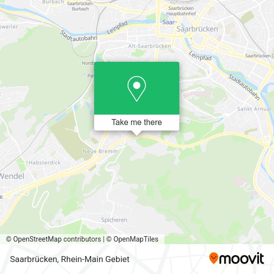Карта Saarbrücken
