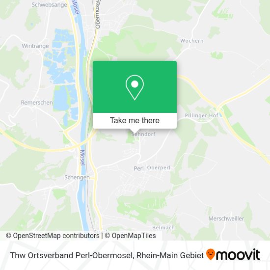 Карта Thw Ortsverband Perl-Obermosel