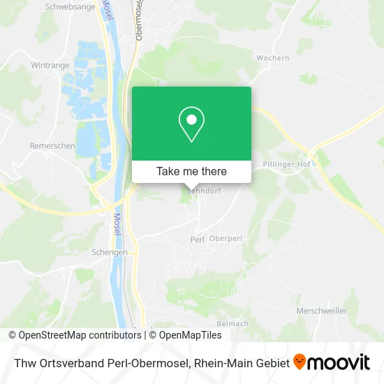 Карта Thw Ortsverband Perl-Obermosel