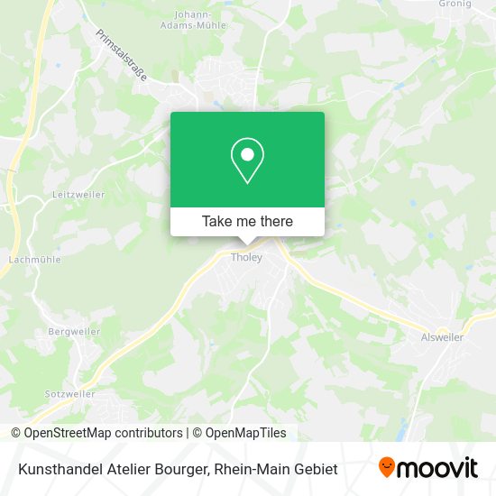 Карта Kunsthandel Atelier Bourger