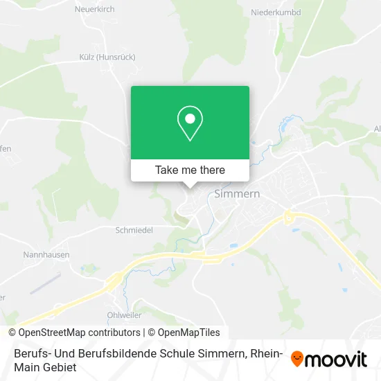 Карта Berufs- Und Berufsbildende Schule Simmern