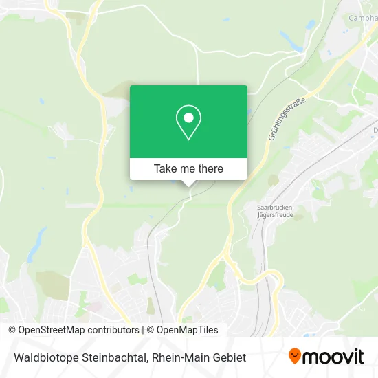 Карта Waldbiotope Steinbachtal