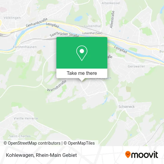 Карта Kohlewagen