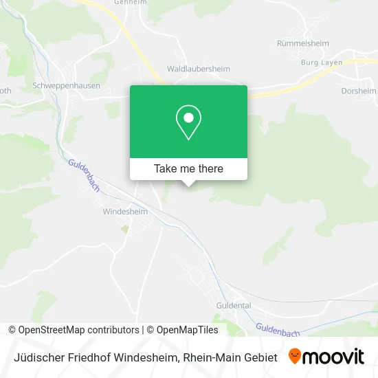 Jüdischer Friedhof Windesheim map