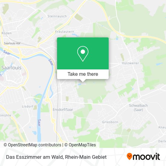 Карта Das Esszimmer am Wald