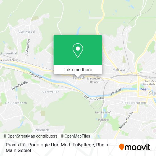 Карта Praxis Für Podologie Und Med. Fußpflege