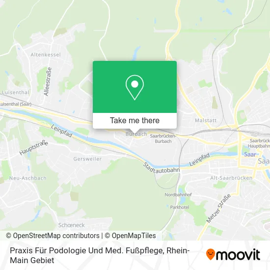 Карта Praxis Für Podologie Und Med. Fußpflege