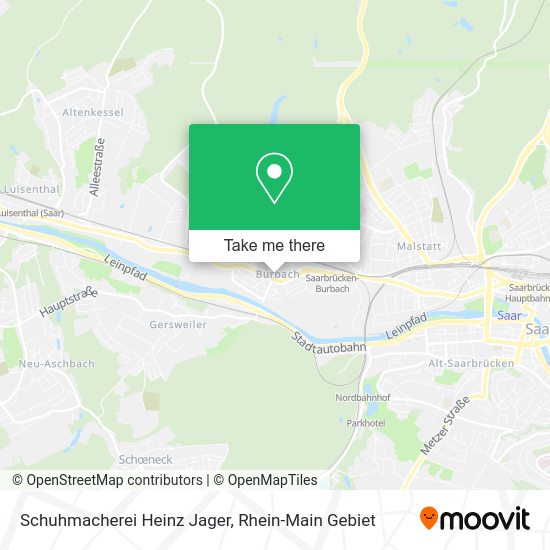 Карта Schuhmacherei Heinz Jager