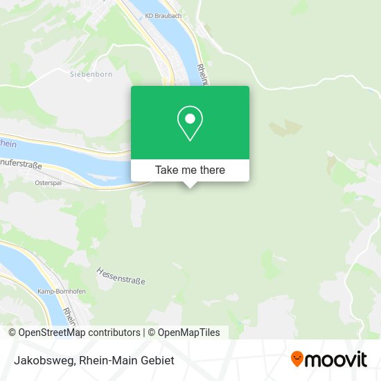Карта Jakobsweg