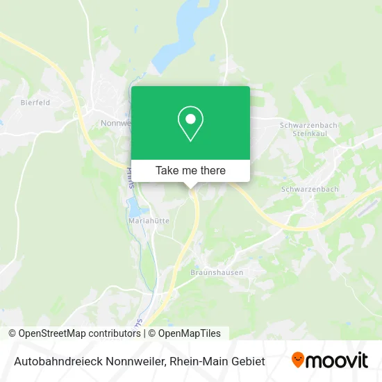 Карта Autobahndreieck Nonnweiler