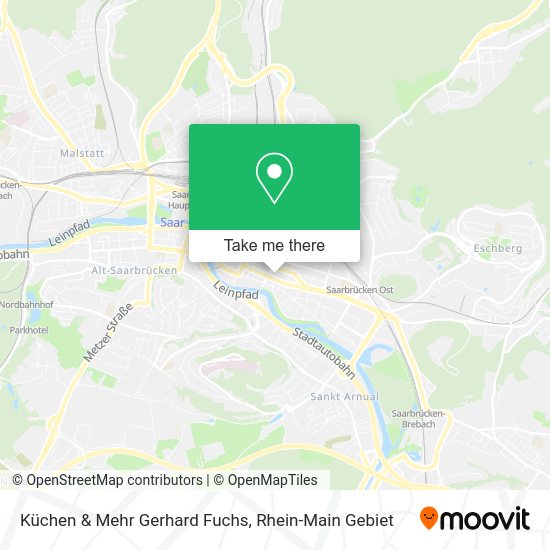 Карта Küchen & Mehr Gerhard Fuchs