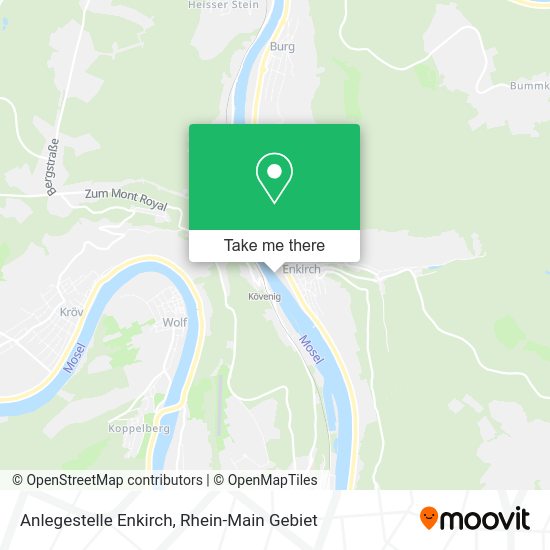 Карта Anlegestelle Enkirch