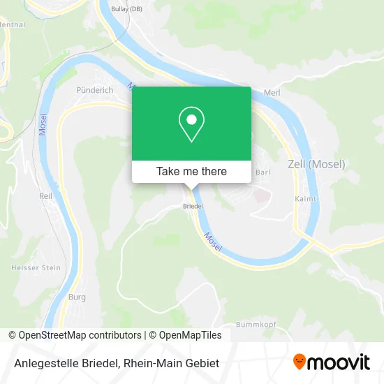 Карта Anlegestelle Briedel