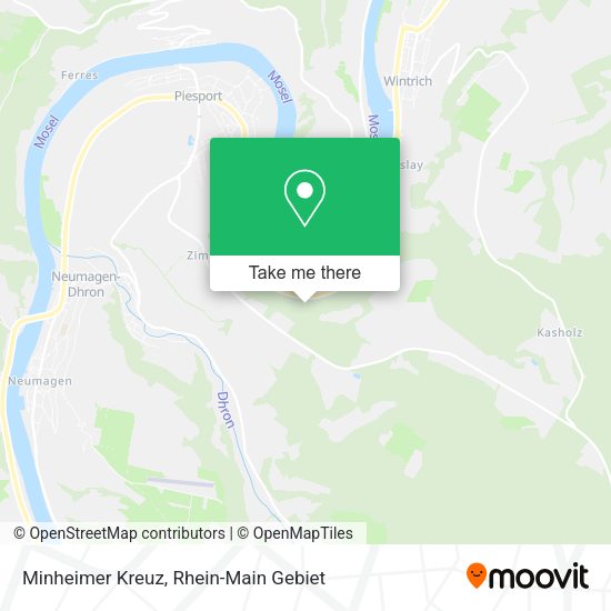 Карта Minheimer Kreuz
