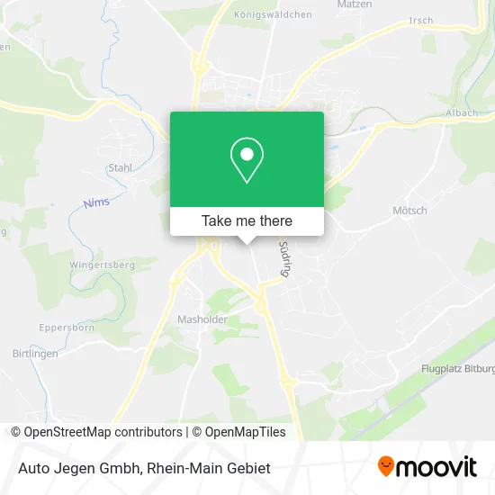 Карта Auto Jegen Gmbh