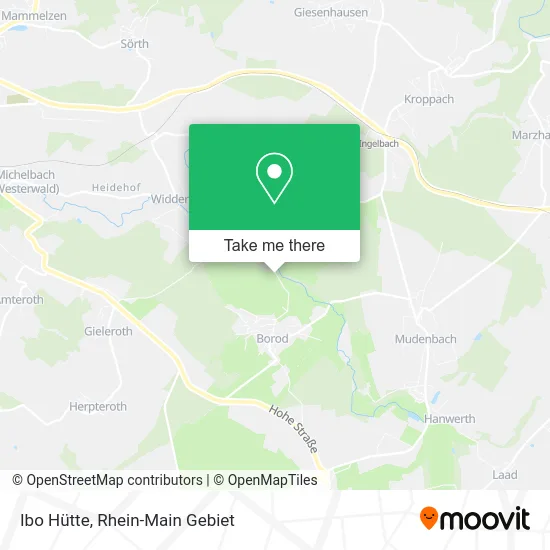 Карта Ibo Hütte