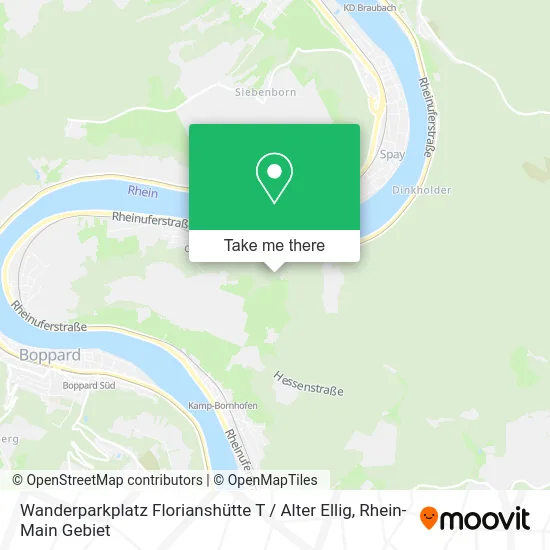 Карта Wanderparkplatz Florianshütte T / Alter Ellig