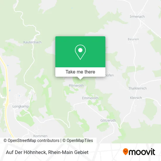 Карта Auf Der Höhnheck