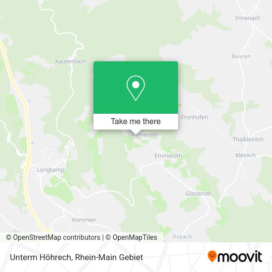 Карта Unterm Höhrech