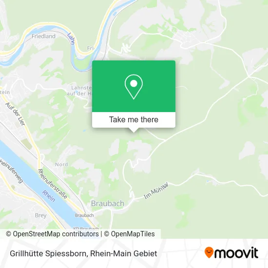 Карта Grillhütte Spiessborn