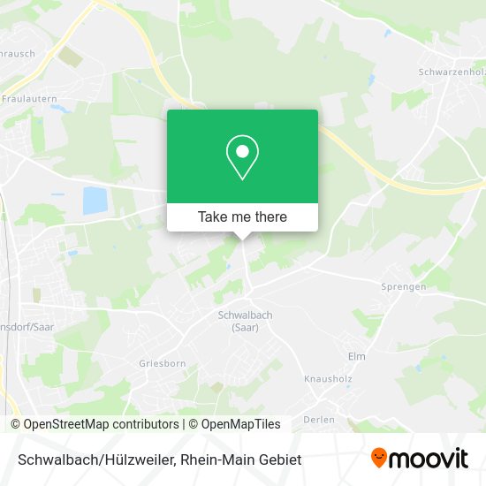 Карта Schwalbach/Hülzweiler