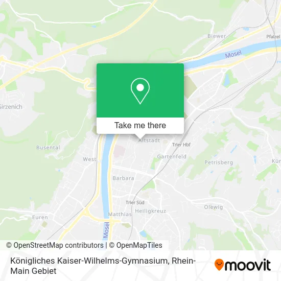 Königliches Kaiser-Wilhelms-Gymnasium map