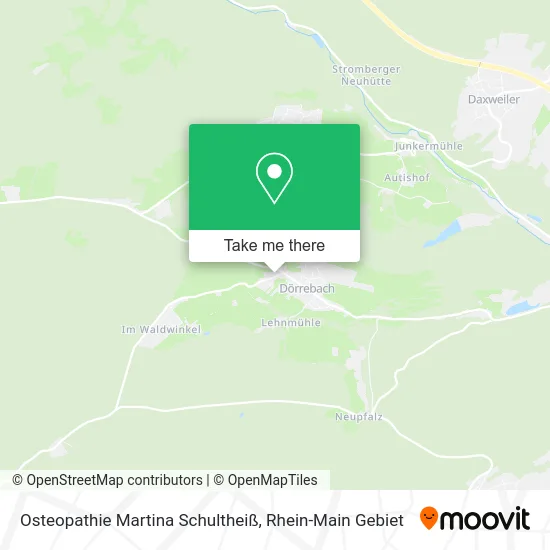 Карта Osteopathie Martina Schultheiß