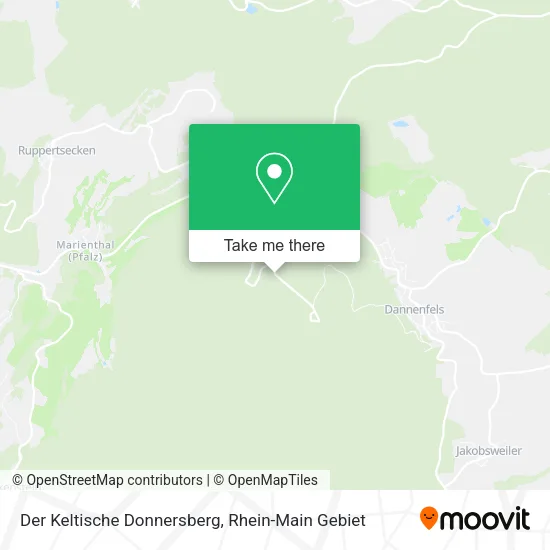 Карта Der Keltische Donnersberg