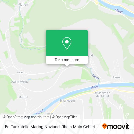 Карта Ed-Tankstelle Maring-Noviand