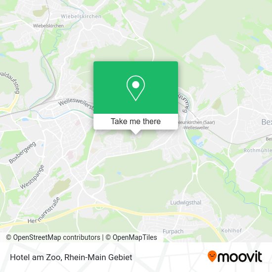 Карта Hotel am Zoo