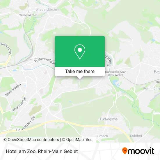 Карта Hotel am Zoo