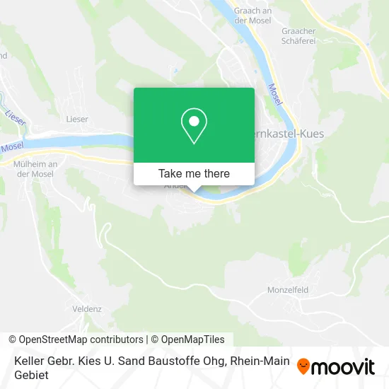 Карта Keller Gebr. Kies U. Sand Baustoffe Ohg