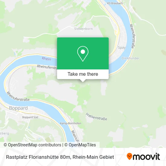 Карта Rastplatz Florianshütte 80m