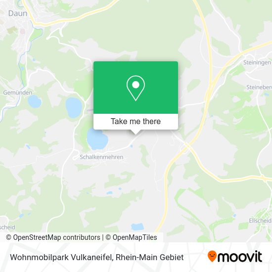 Карта Wohnmobilpark Vulkaneifel
