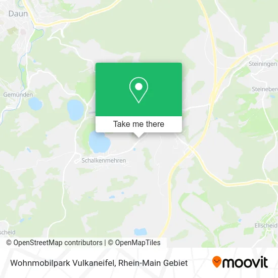 Карта Wohnmobilpark Vulkaneifel