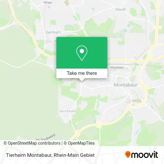Карта Tierheim Montabaur