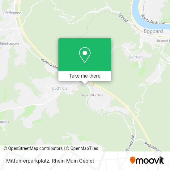 Карта Mitfahrerparkplatz