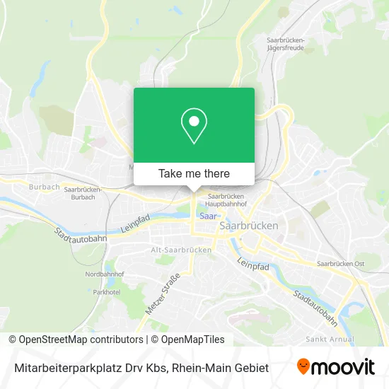 Карта Mitarbeiterparkplatz Drv Kbs