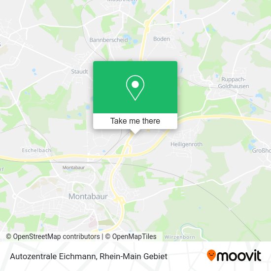 Карта Autozentrale Eichmann