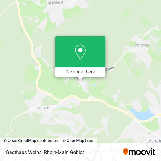 Карта Gasthaus Weins