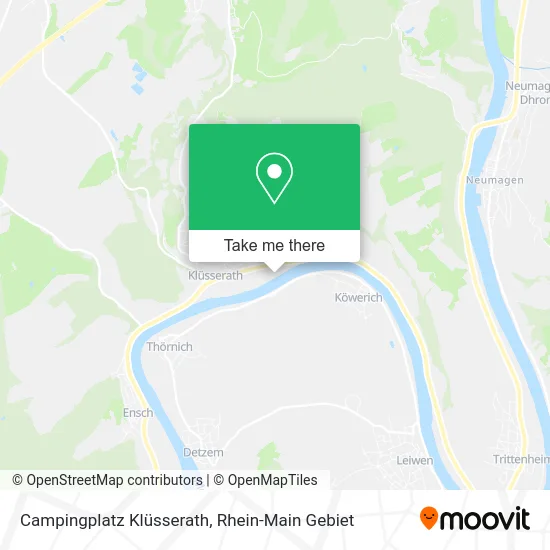Карта Campingplatz Klüsserath