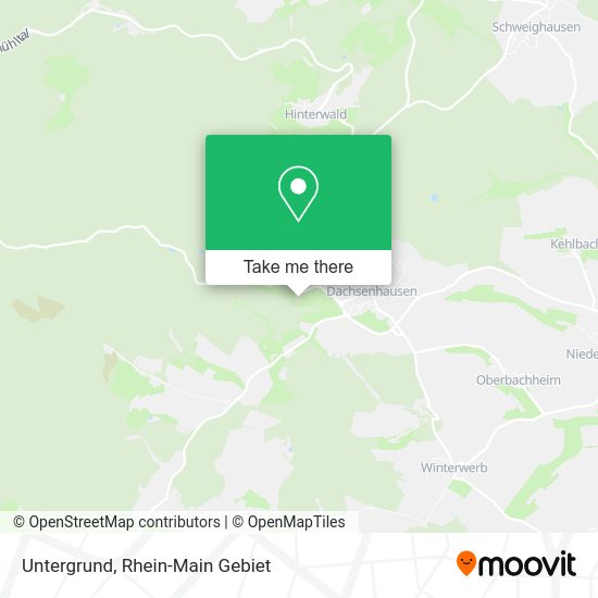 Untergrund map