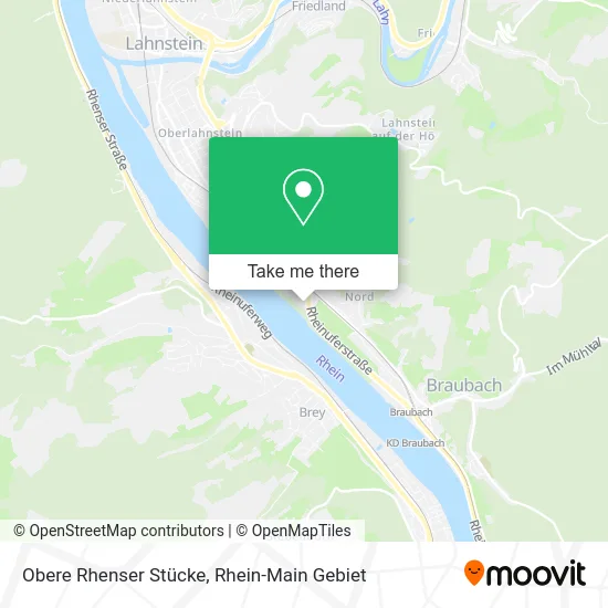 Карта Obere Rhenser Stücke