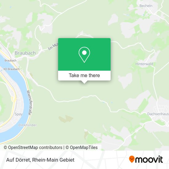 Карта Auf Dörret