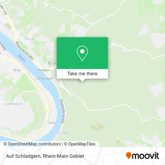Карта Auf Schladgem