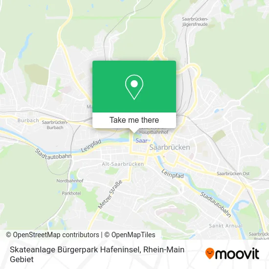 Карта Skateanlage Bürgerpark Hafeninsel