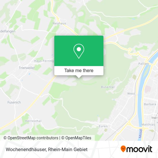 Карта Wochenendhäuser
