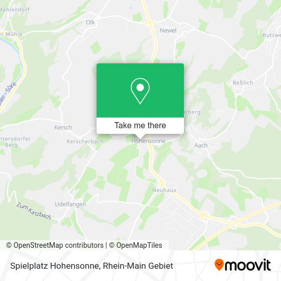 Карта Spielplatz Hohensonne