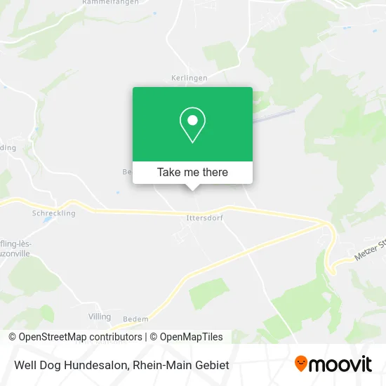Карта Well Dog Hundesalon