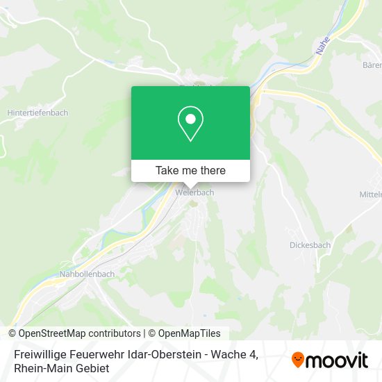 Карта Freiwillige Feuerwehr Idar-Oberstein - Wache 4